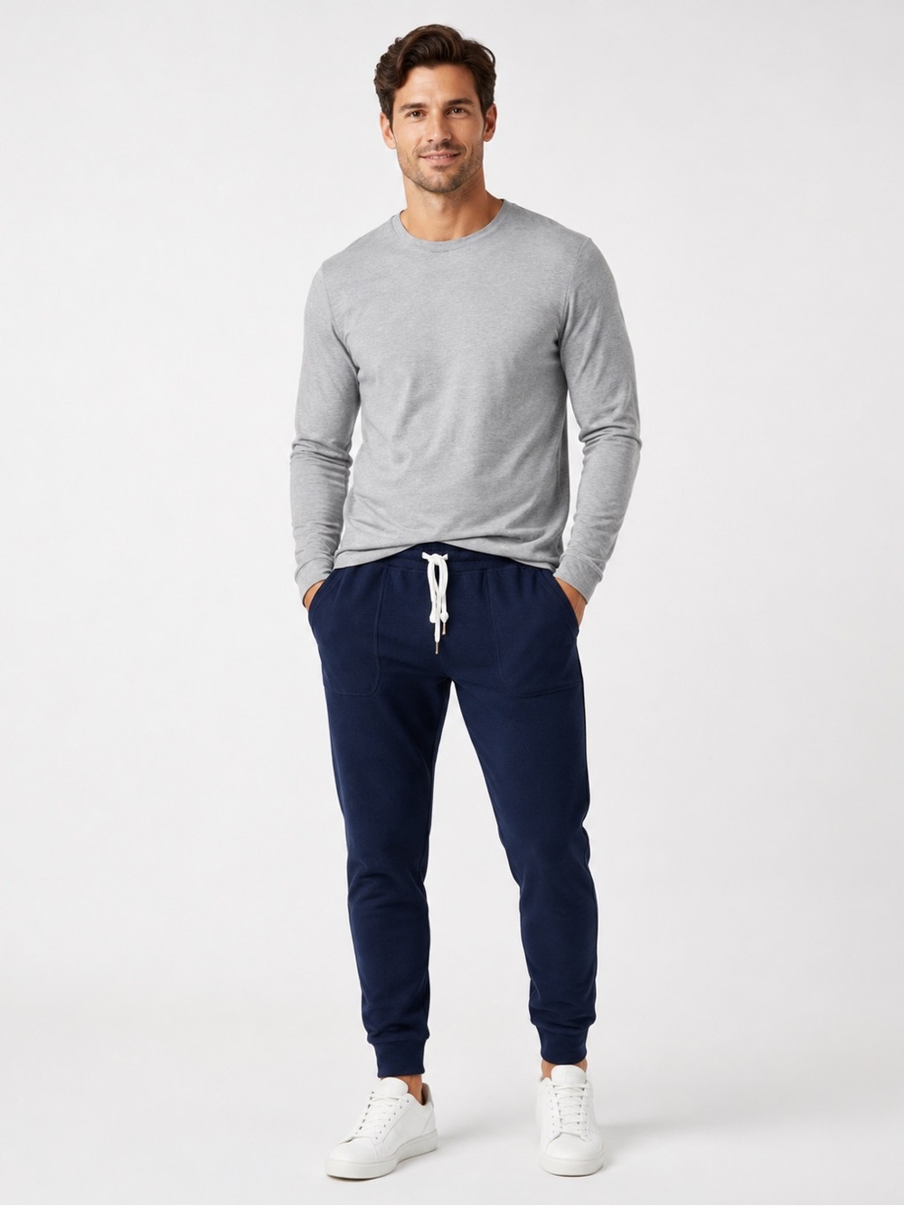 ZYIA Active Men’s Navy Jogger Pants XXXL Drawstring Cuffed Athleisure